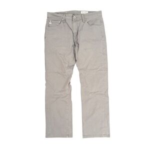 AG Jeans Everett Slim Straight Leg Pants Mens Size 32 Grey Cotton Stretch‎